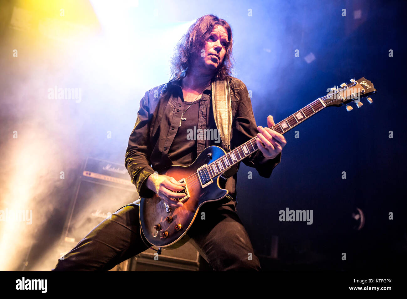 The international hard rock band Nordic Beast performs a live at