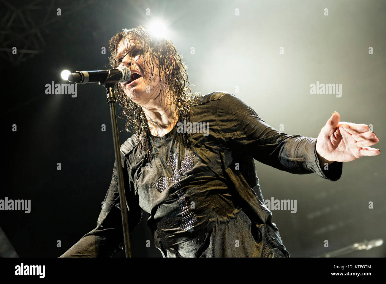 The English vocalist, songwriter and television personality Ozzy Osbourne performs a live concert at Oslo Spektrum as part of the “Ozzy and Friends tour” in 2012. Ozzy Osbourne is best known as the vocalist of the English rock band Black Sabbath. Norway, 31/05 2012. Stock Photo
