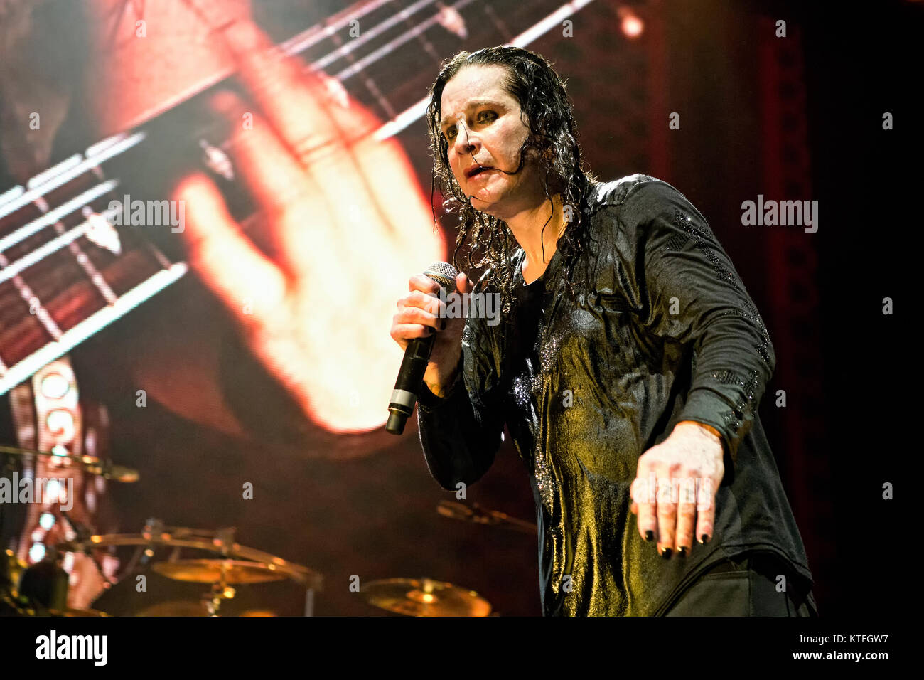 The English vocalist, songwriter and television personality Ozzy Osbourne performs a live concert at Oslo Spektrum as part of the “Ozzy and Friends tour” in 2012. Ozzy Osbourne is best known as the vocalist of the English rock band Black Sabbath. Norway, 31/05 2012. Stock Photo