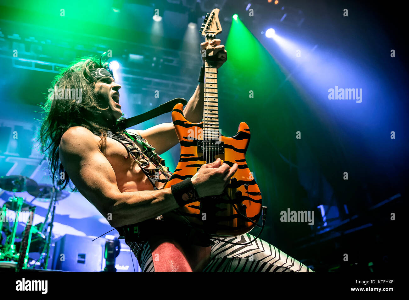 The American glam metal band Steel Panther performs a live concert at Sentrum Scene in Oslo
