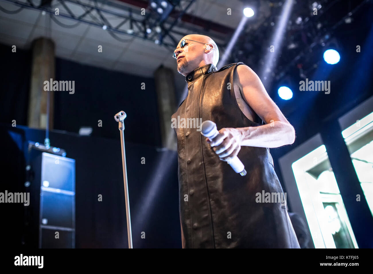 The English electronic new wave band The Human League performs a live