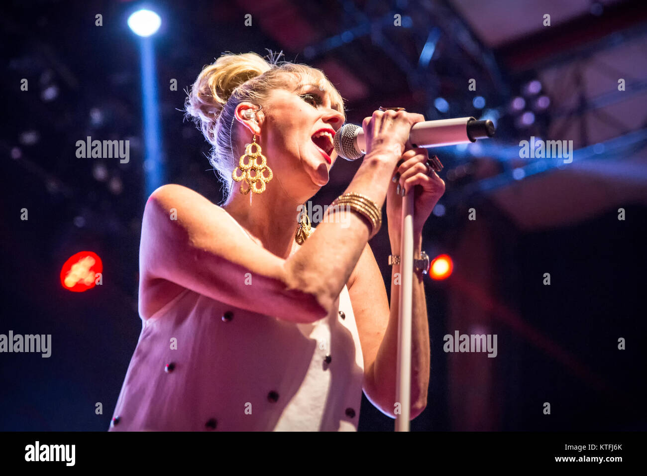 The English electronic new wave band The Human League performs a live