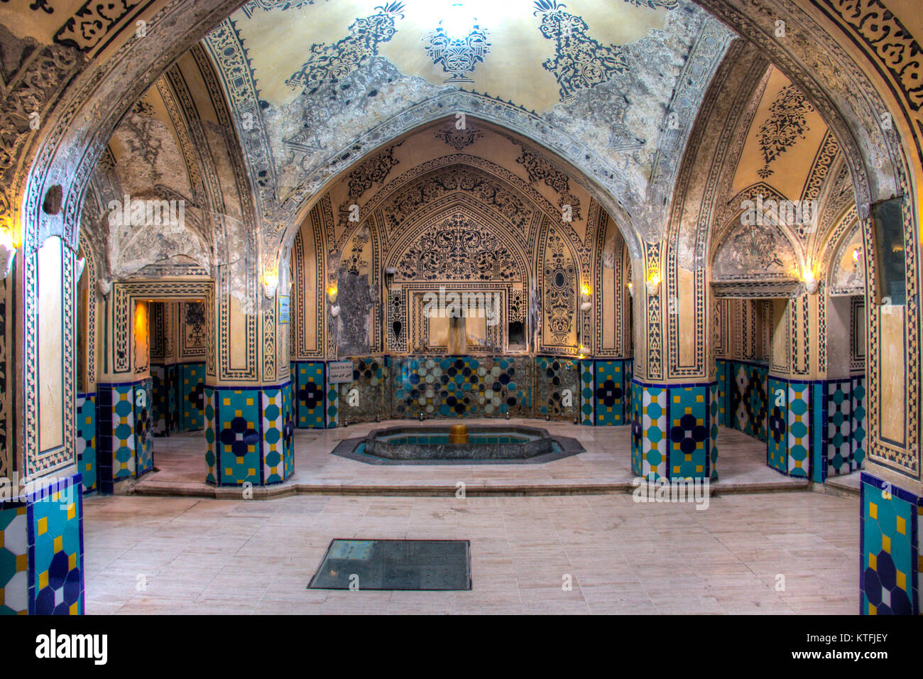 inside the Sultan Amir Ahmad bathhouse, the oldest and most famous bath