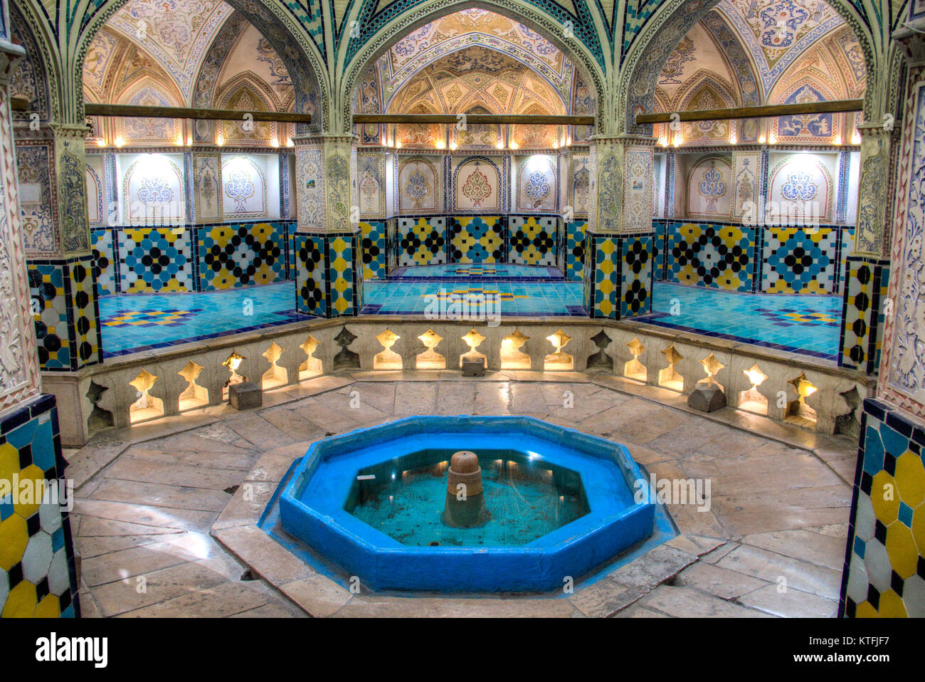 inside the Sultan Amir Ahmad bathhouse, the oldest and most famous bath