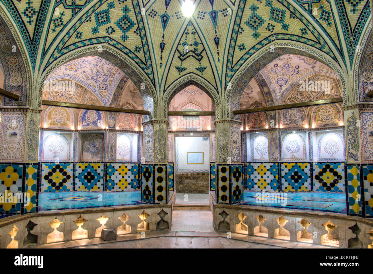 inside the Sultan Amir Ahmad bathhouse, the oldest and most famous bath