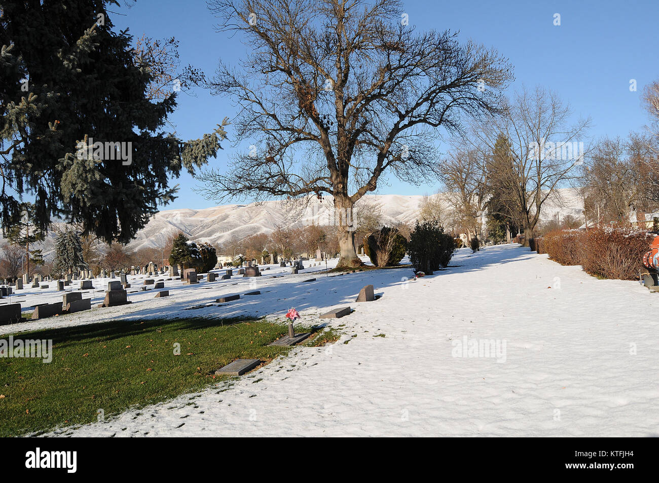 LEWISTON/IDAHO/USA 23.December 2017. Idaho weather ssun shine on