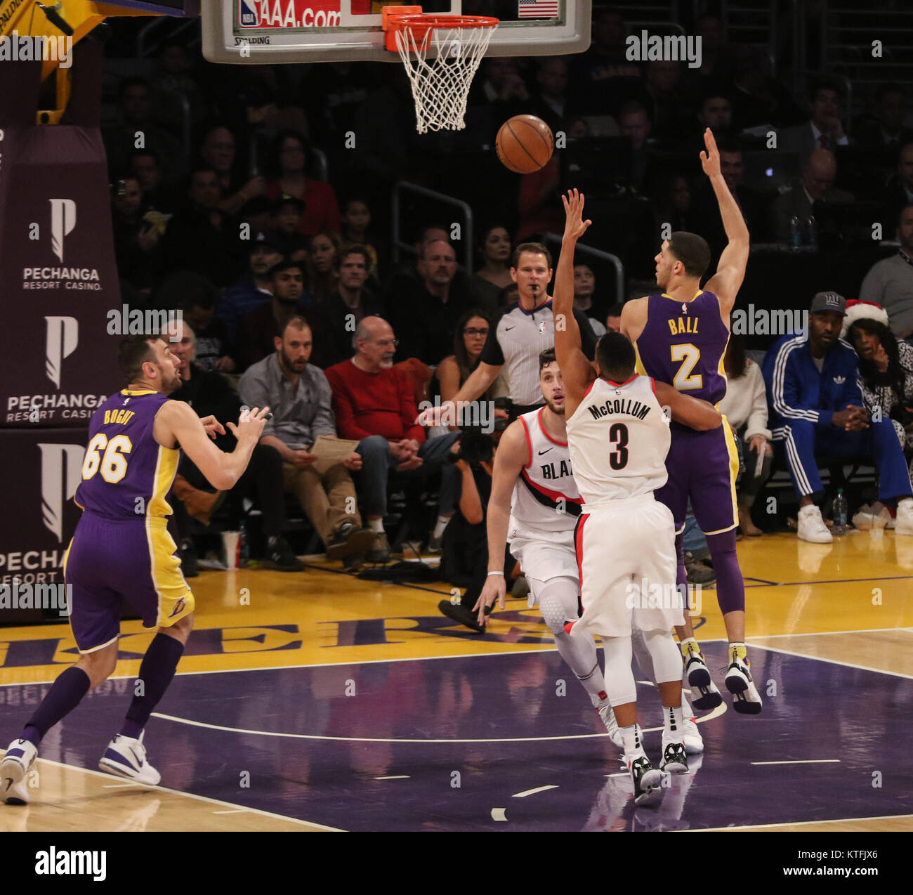 December 23, 2017 Los Angeles, CA..Lakers retired jerseys at Staples Center  on December 23, 2017. (Photo by Jevone Moore / Cal Sport Media (Network  Television please contact your Sales Representative for Television