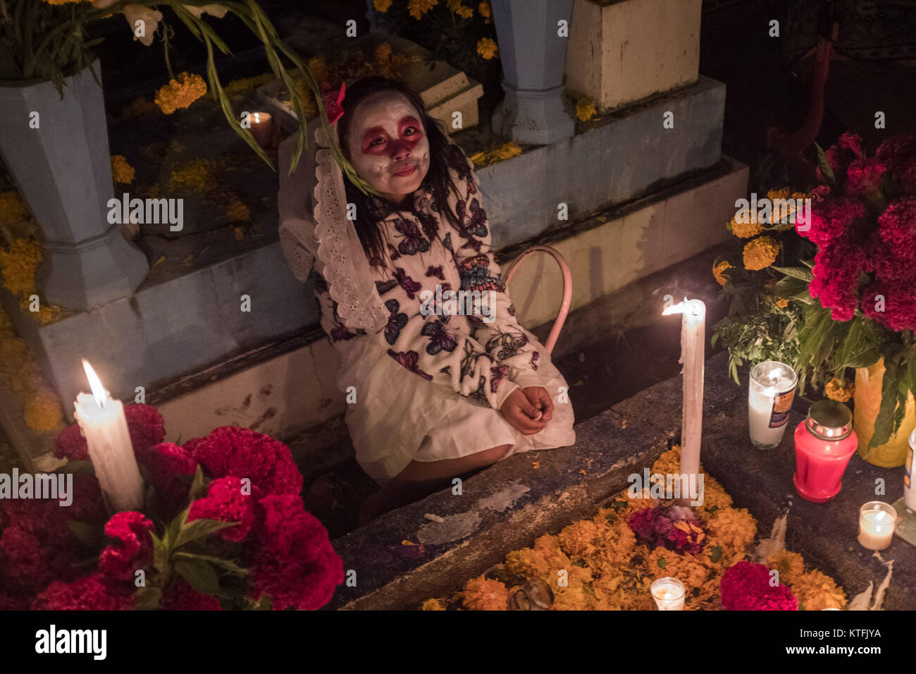 Oaxaca, Mexico. 31st Oct, 2017. People Celebrate Days Of The Dead At A ...