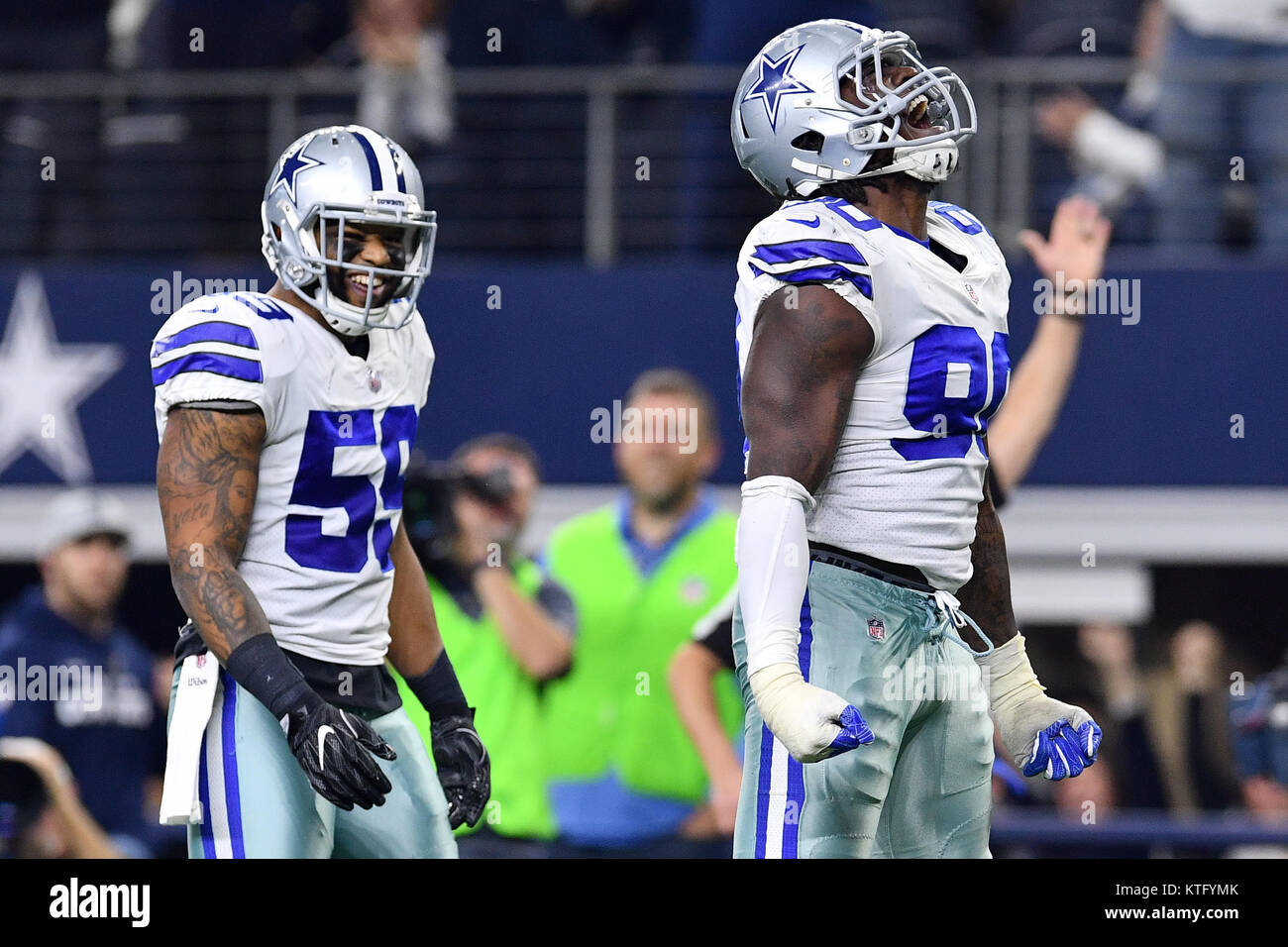 Arlington, Texas, USA. 24th Dec, 2017. Dallas Cowboys defensive end ...