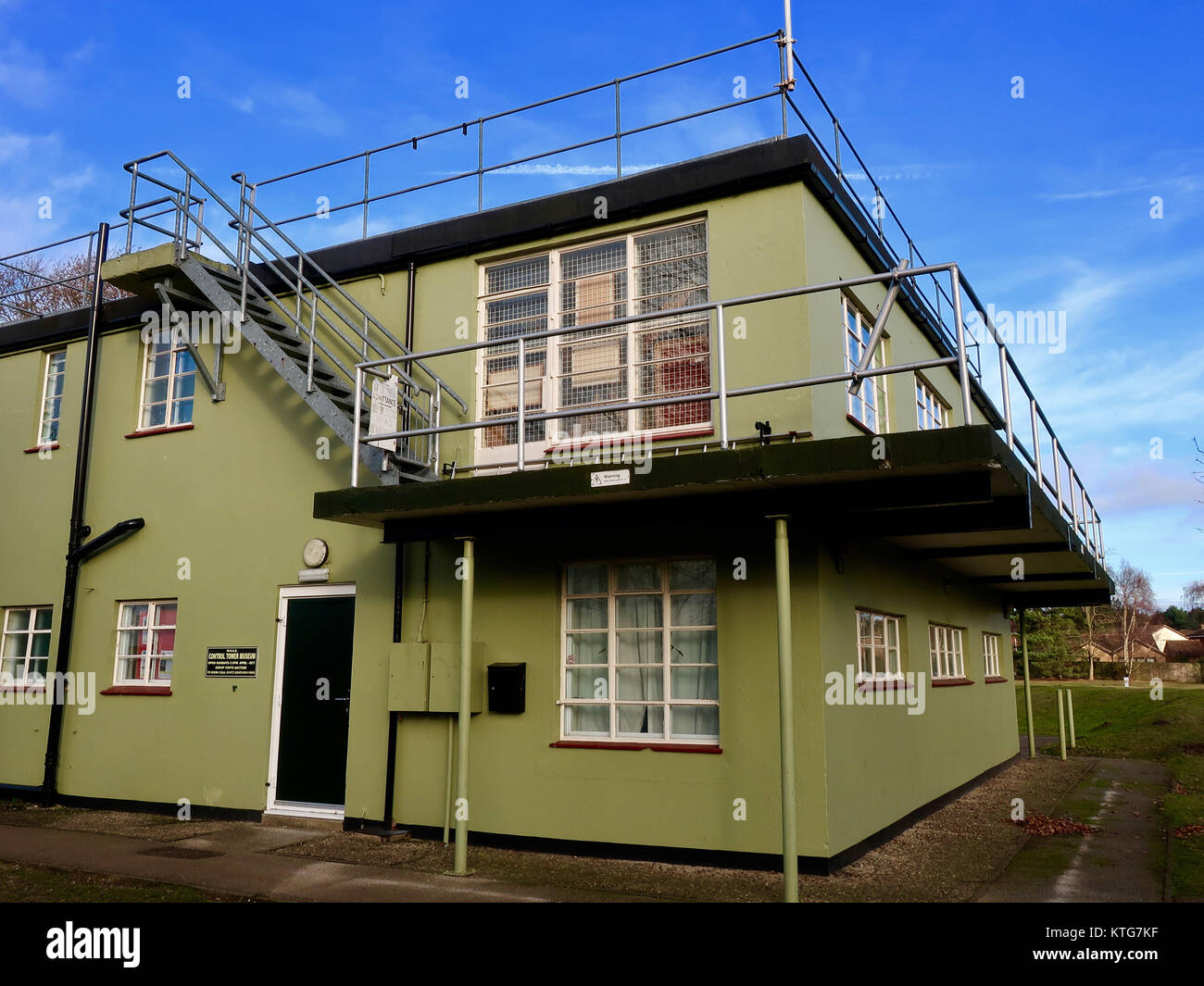 Martlesham Heath RAF control tower. WW2 defence. Now in use as a museum