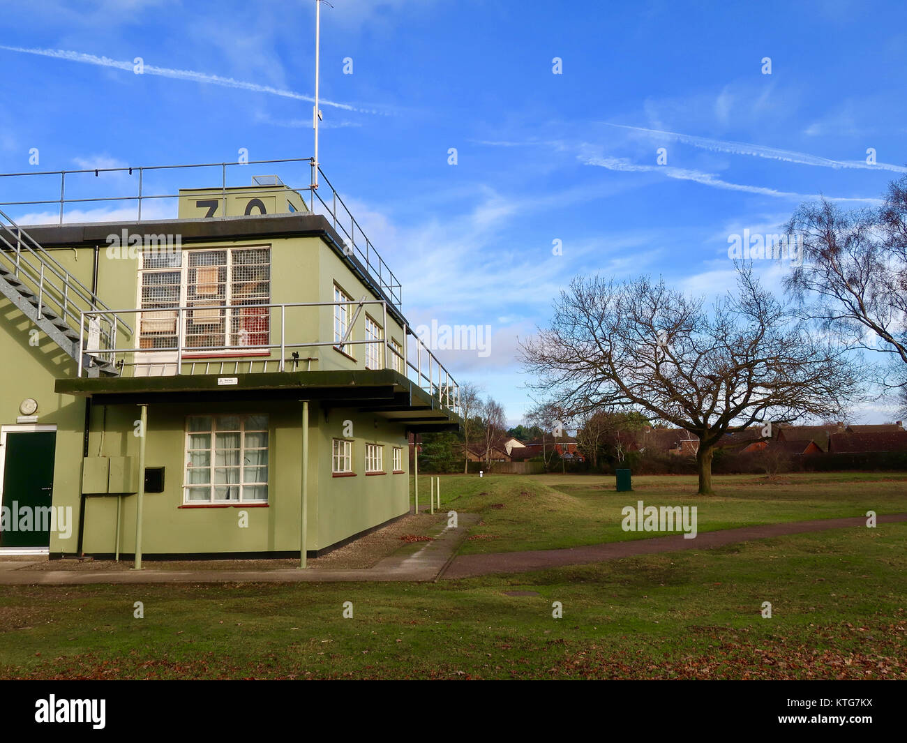 Martlesham Heath RAF control tower. WW2 defence. Now in use as a museum