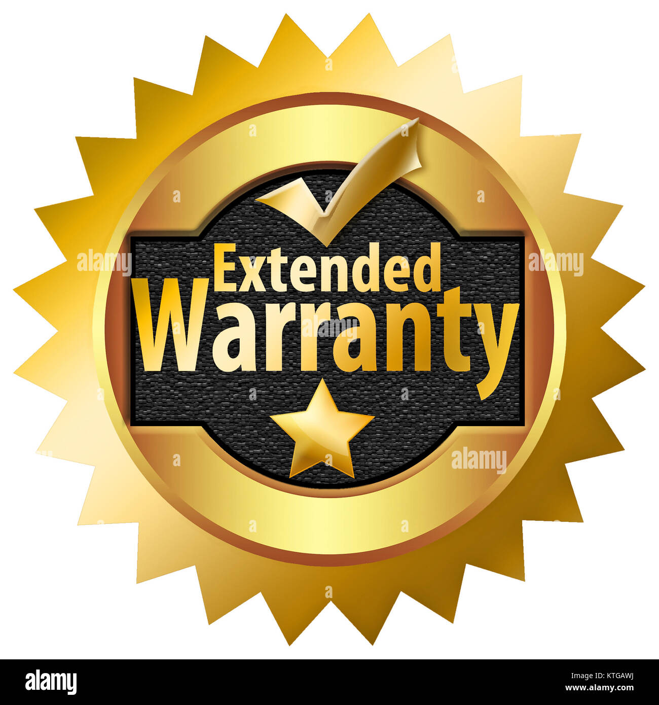 here-is-an-extended-warranty-medallion-stock-photo-alamy