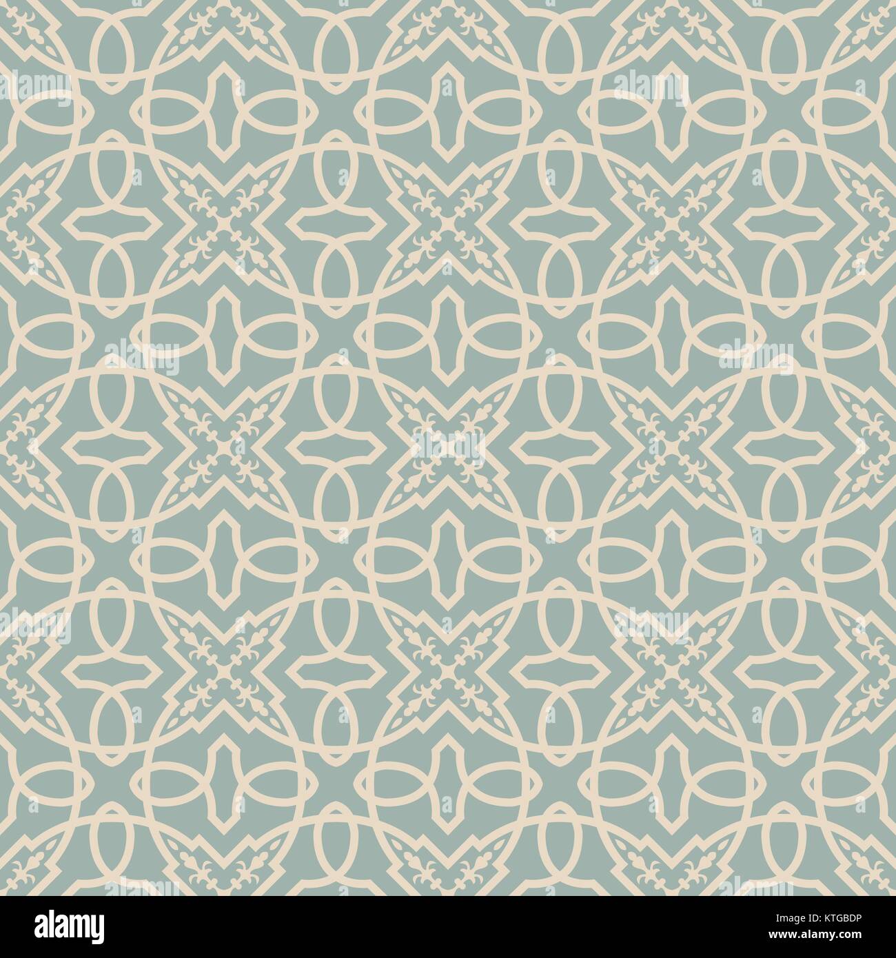 Antique seamless background round curve frame cross Stock Vector Image ...