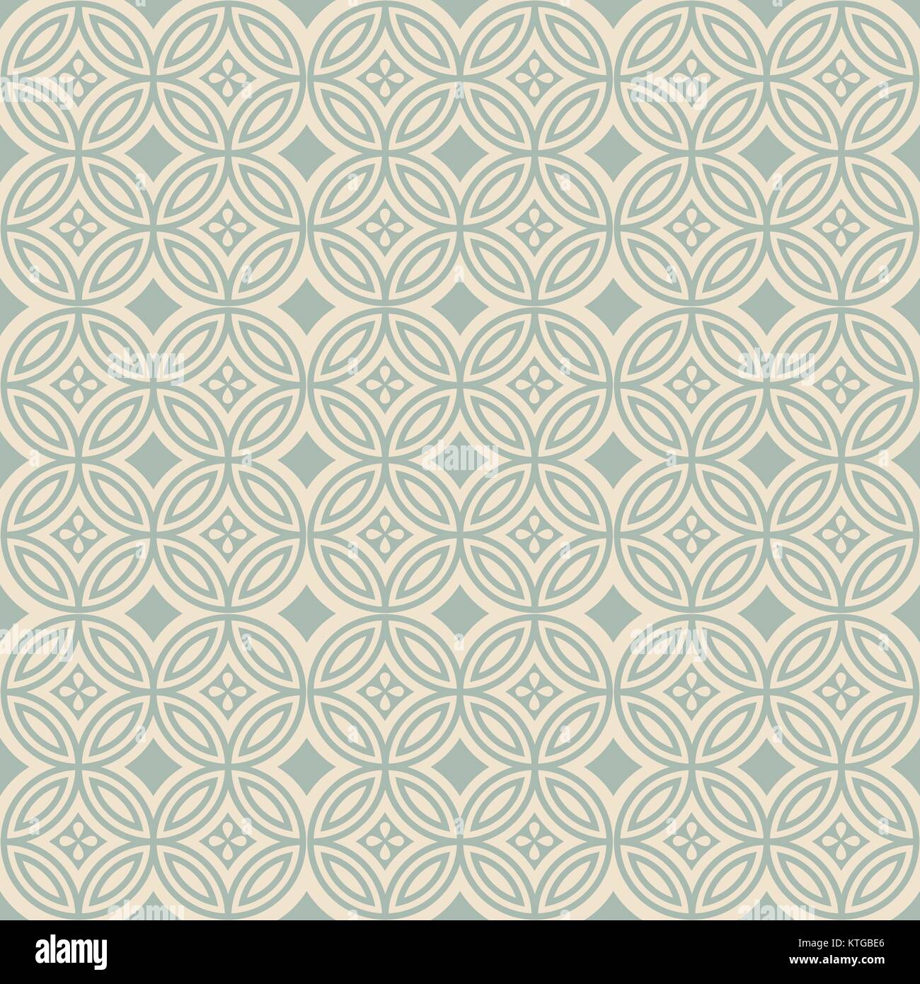 Antique seamless background round cross line flower Stock Vector Image ...
