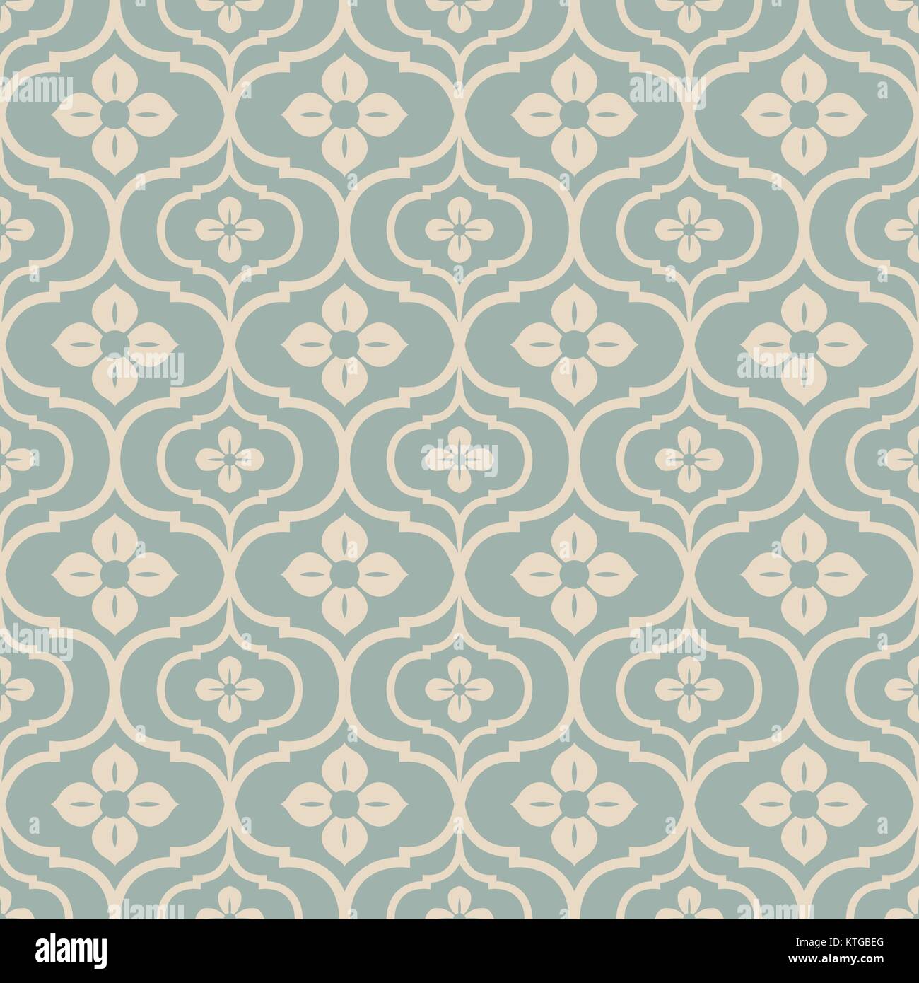 Antique seamless background round curve flower Stock Vector Image & Art ...
