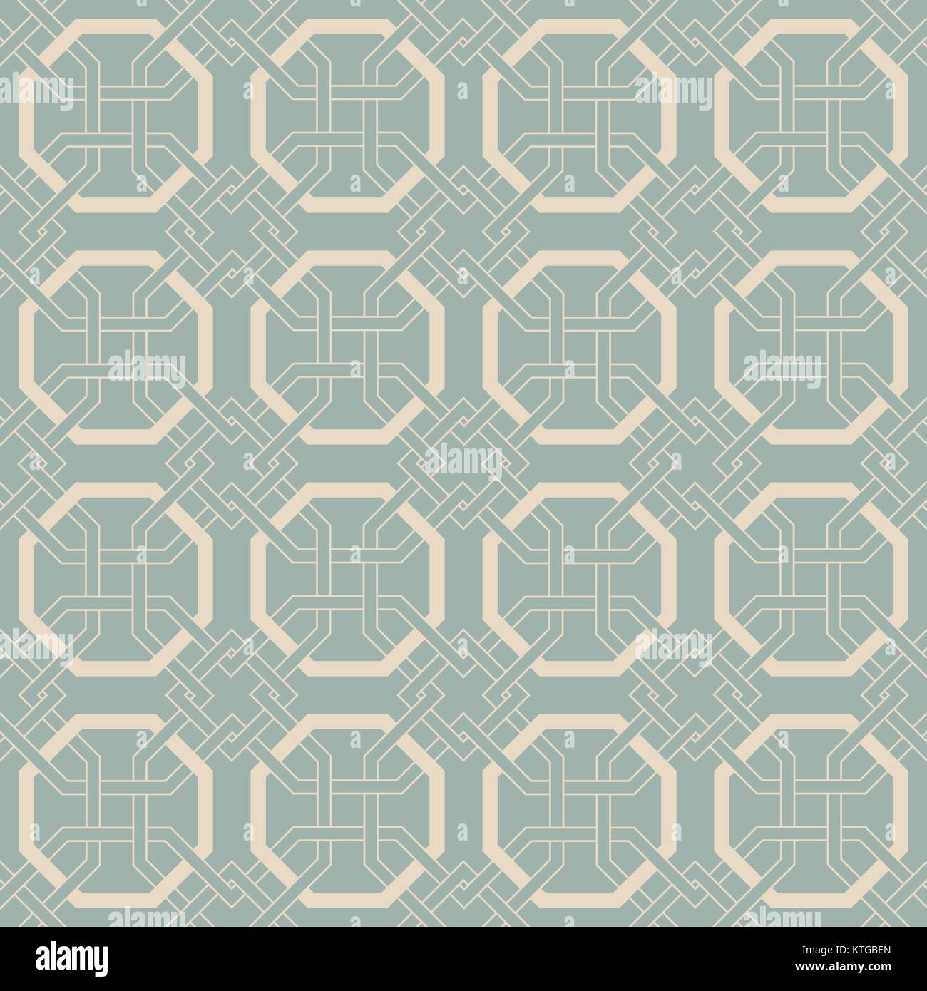 Antique seamless background octagon frame cross geometry Stock Vector ...