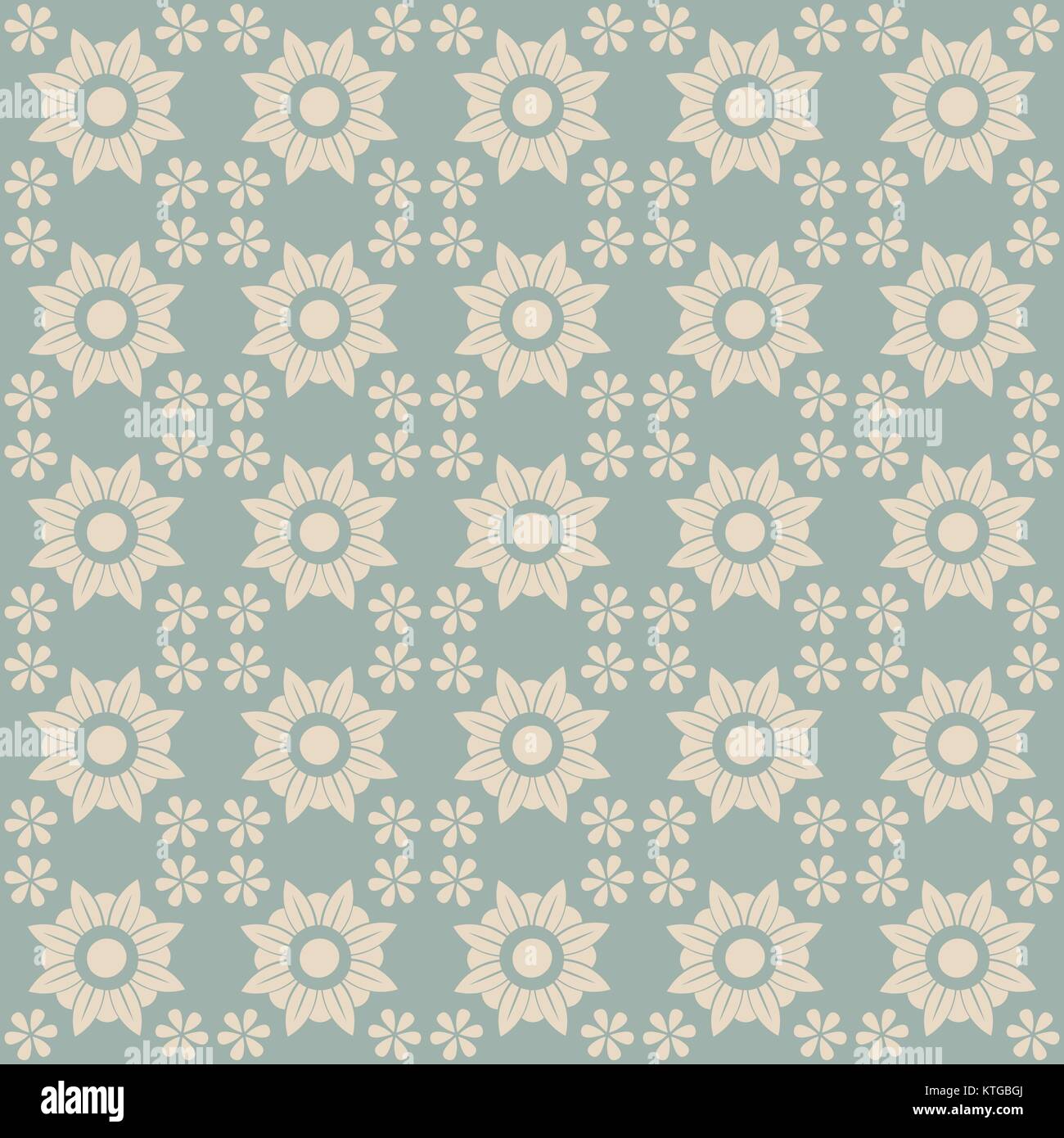 Antique seamless background round flower Stock Vector Image & Art - Alamy