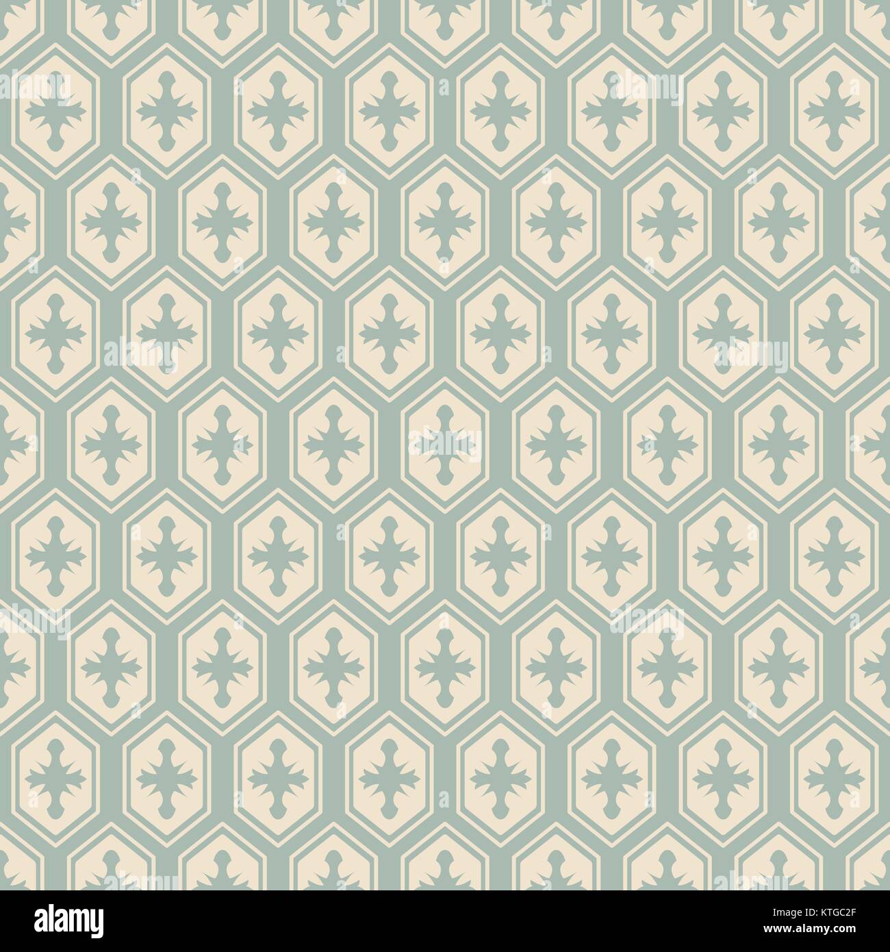 Antique seamless background oriental polygon geometry cross frame Stock ...