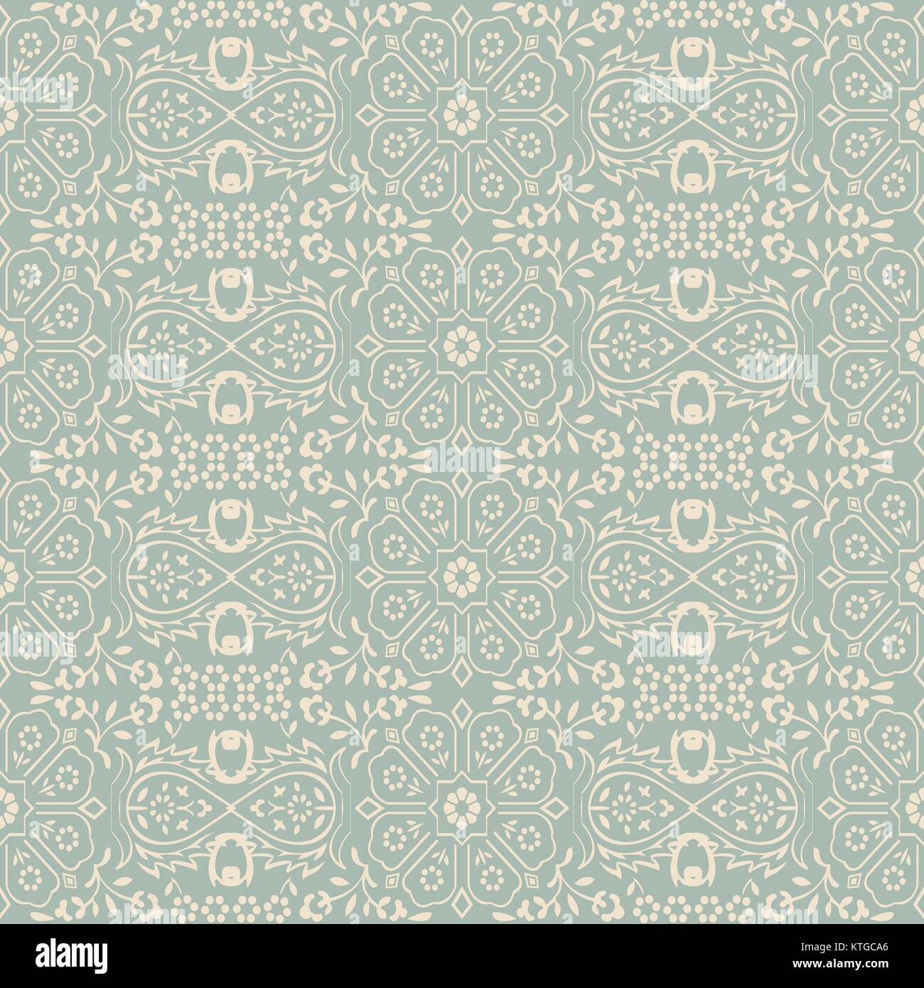 Antique seamless background star geometry cross flower Stock Vector ...
