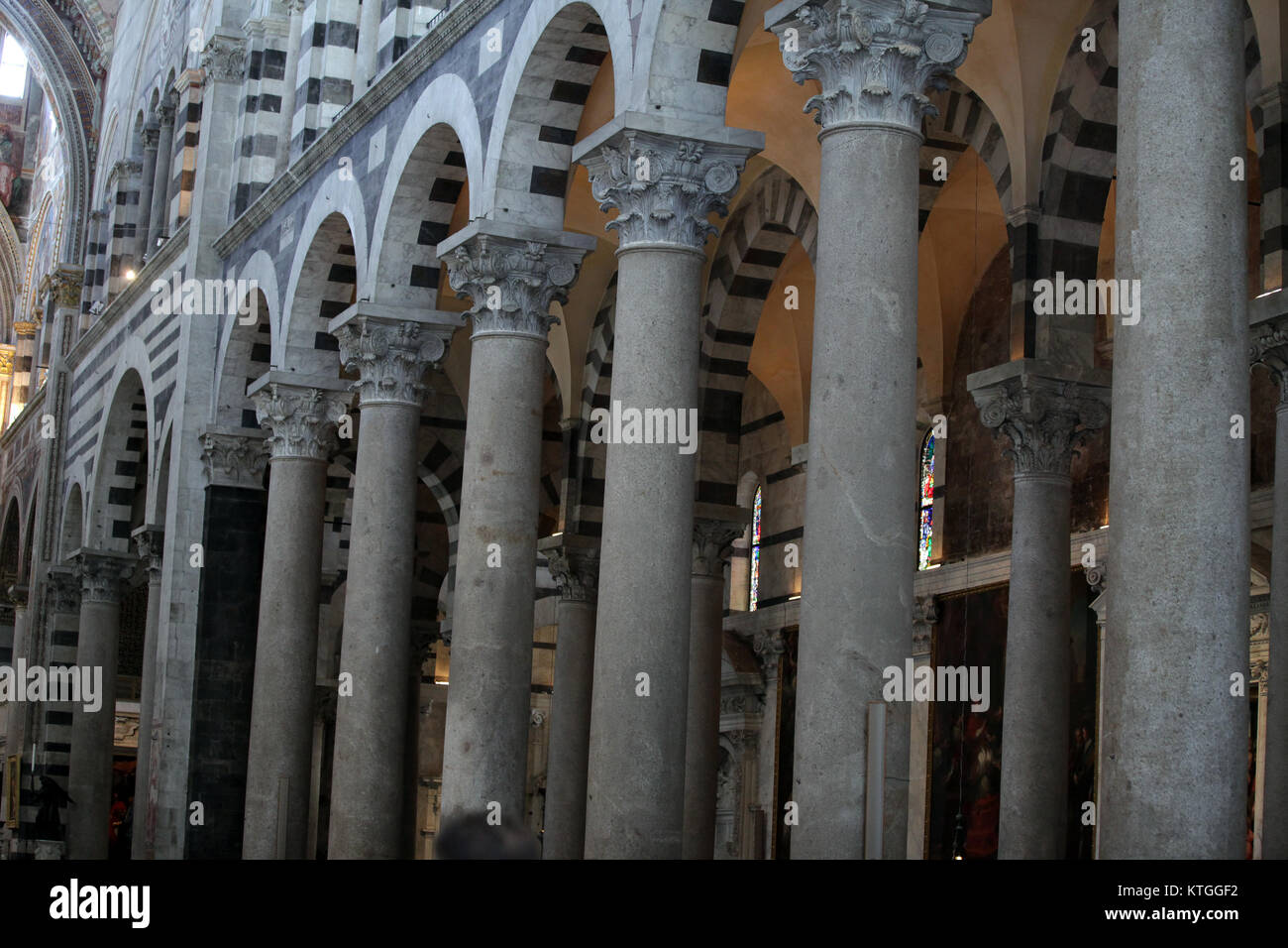 Duomo interior - Pisa, Tuscany Italy Stock Photo