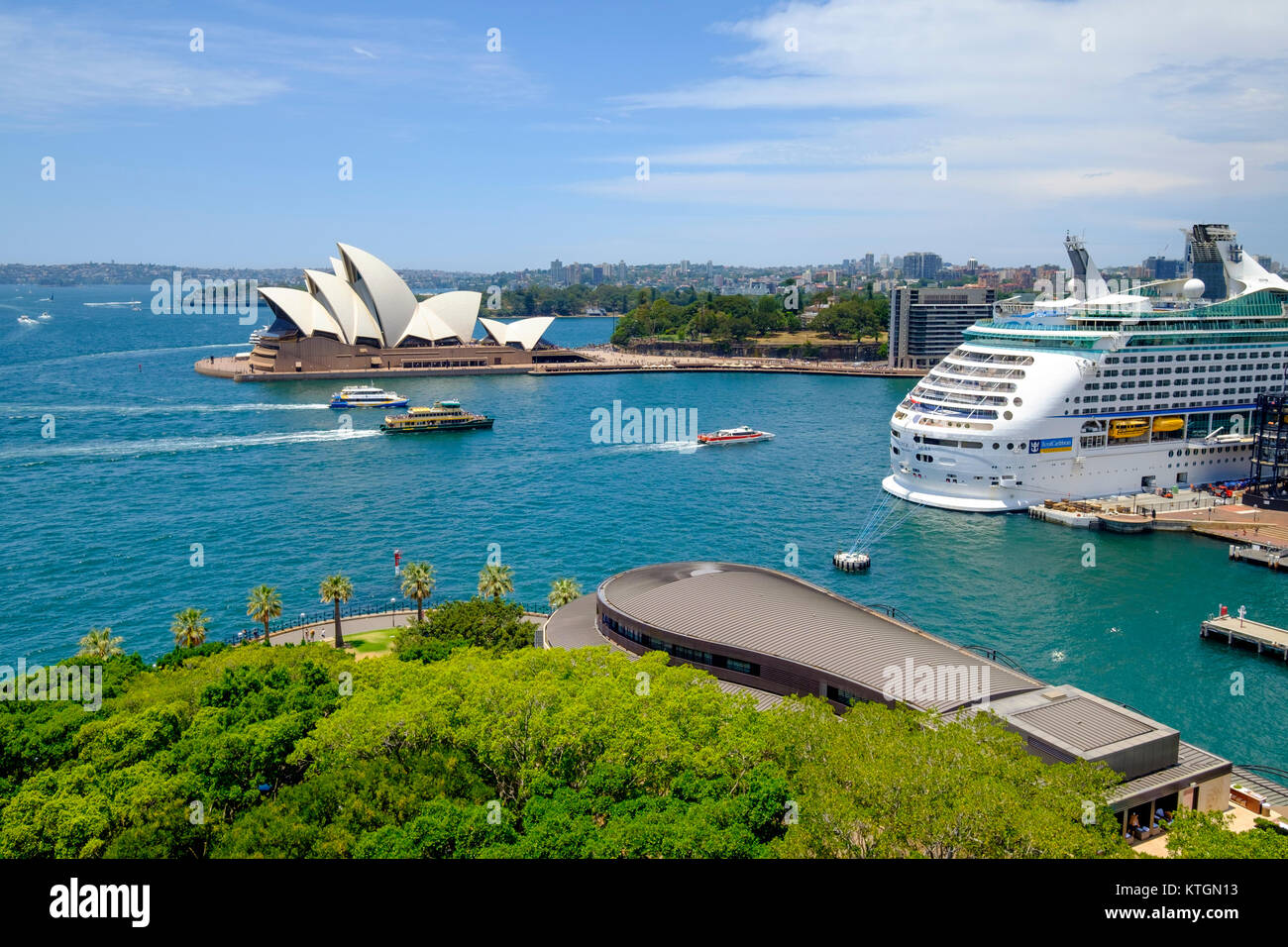 Sydney Opera House, Sydney Harbour, Circular Quay and The Rocks from