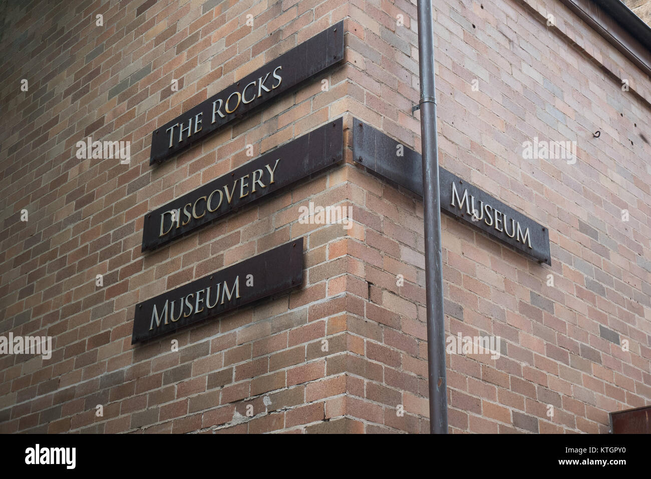 Sydney the rocks museum Stock Photo Alamy