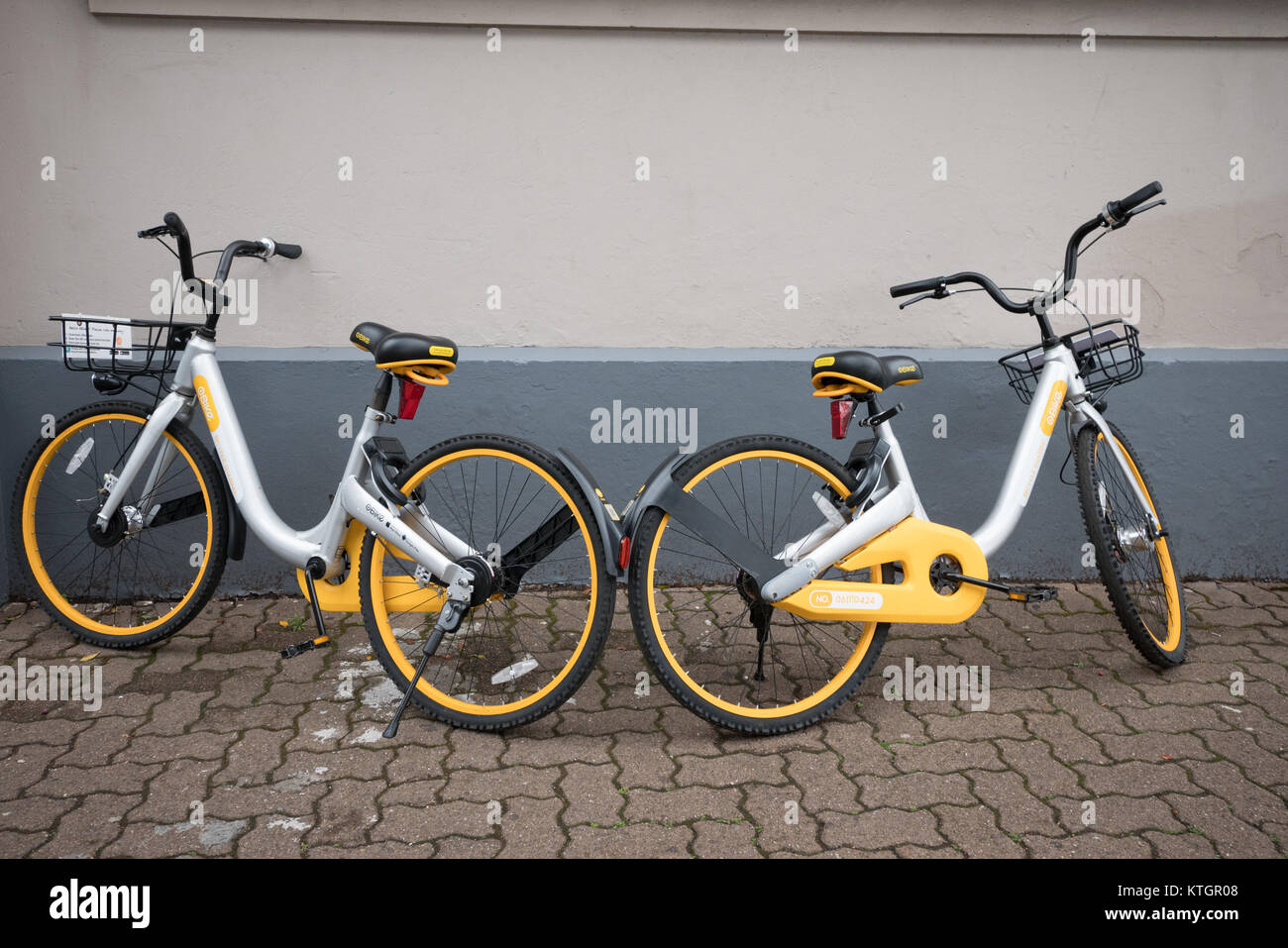 sydney electric bikes Stock Photo