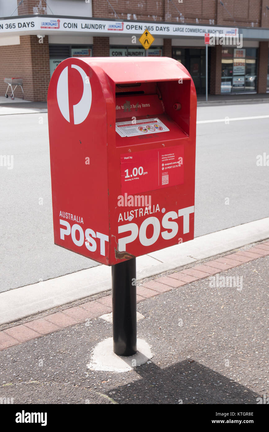 australian public mail box Stock Photo