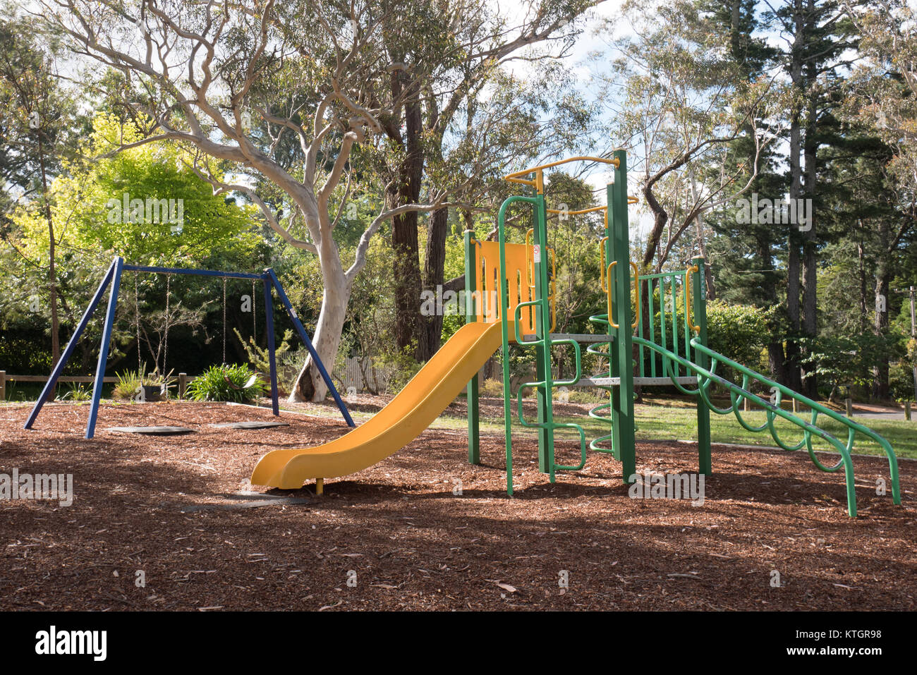 empty children playground Stock Photo