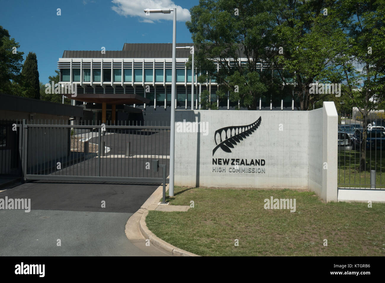 new zealand embassy australia Stock Photo - Alamy