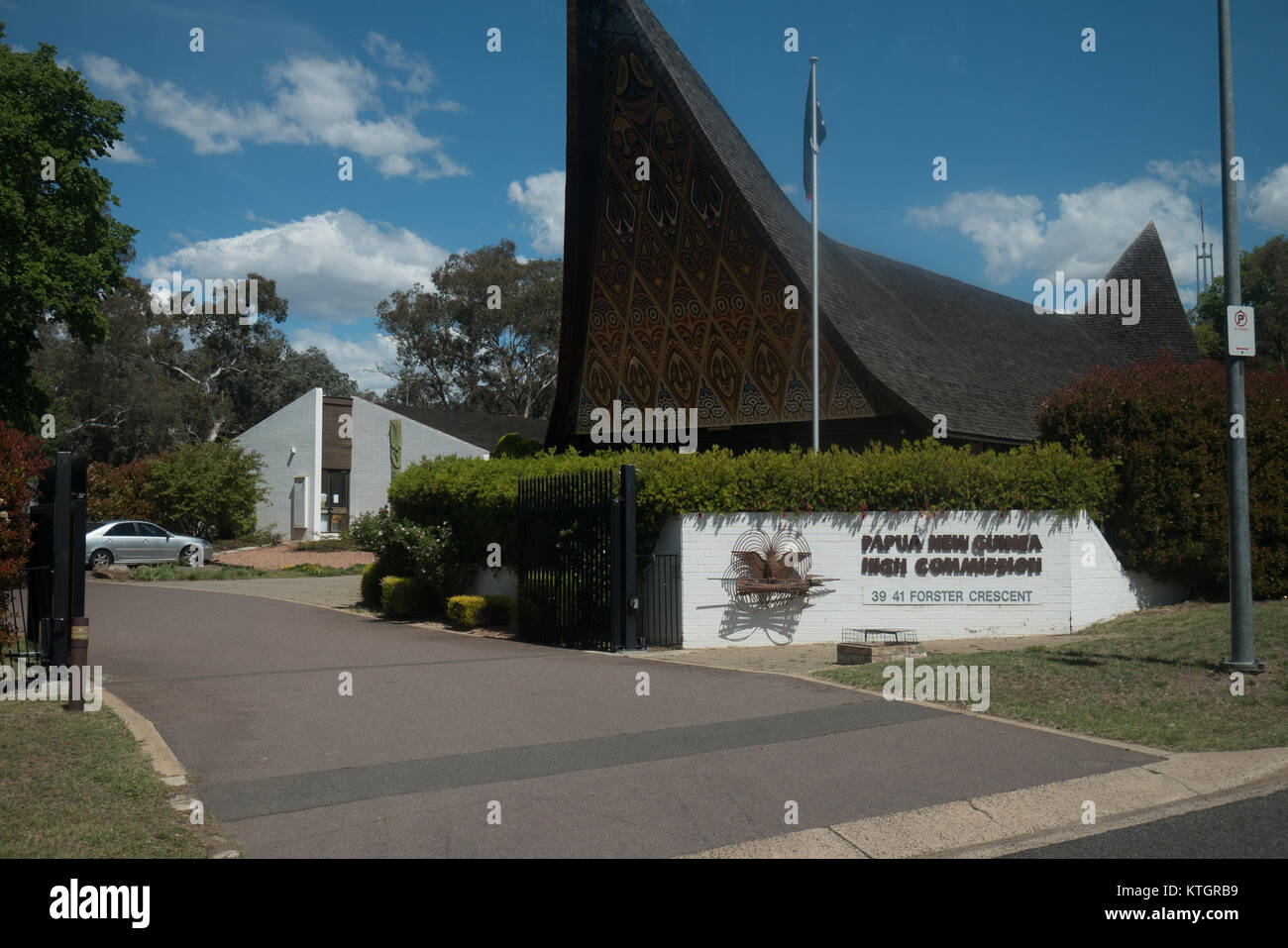 new guinea embassy canberra australia Stock