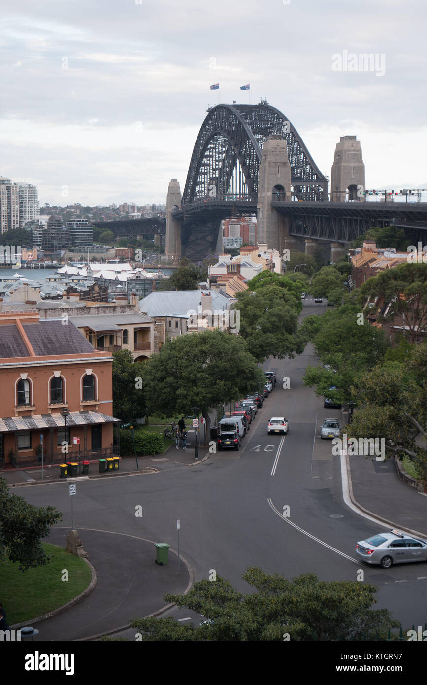 overcast day in sydney Stock Photo