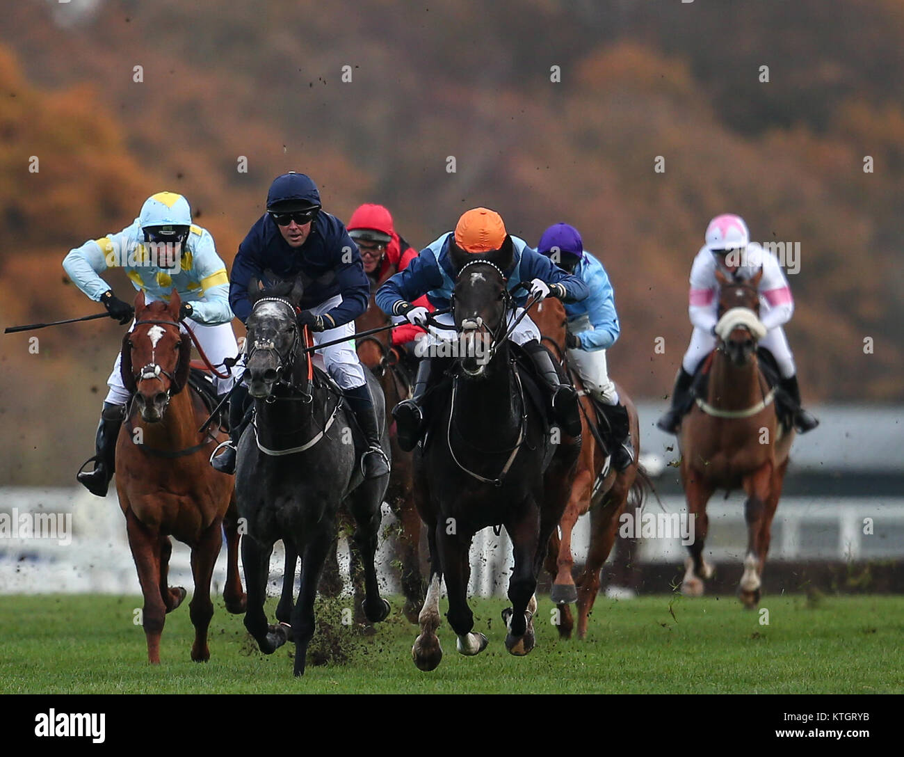 Michael Owen makes his debut as a jockey in a charity race, finishing ...