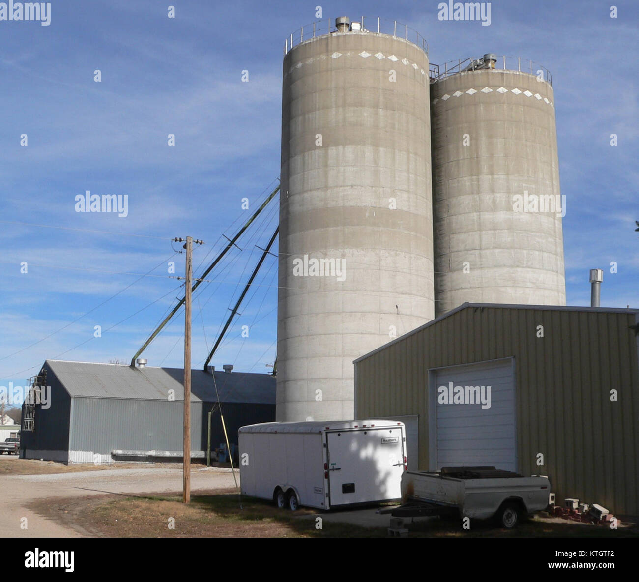 Ayr, Nebraska grain elevator 1 Stock Photo Alamy
