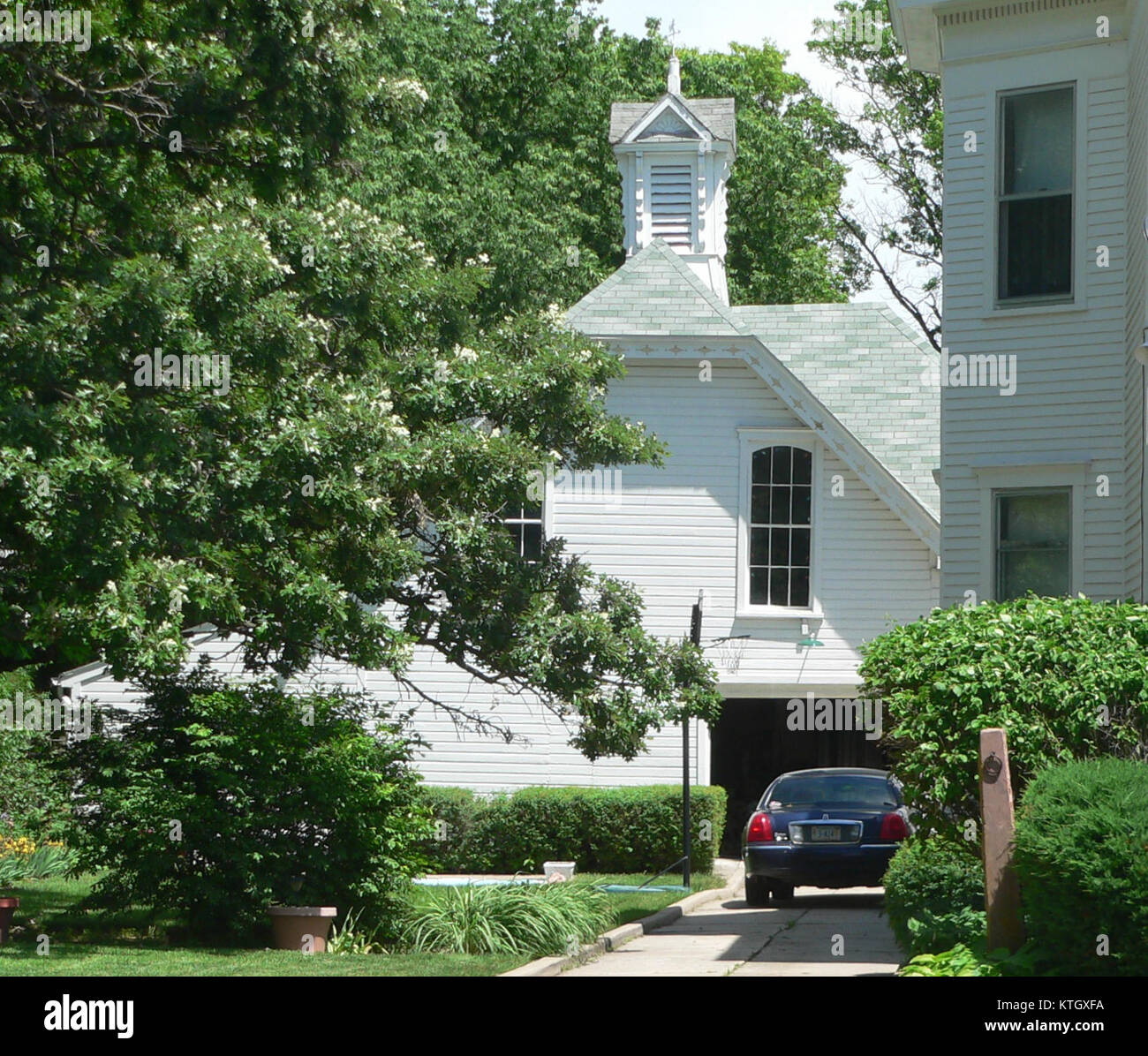 Beatrice, Nebraska 700 N 7 St garage Stock Photo Alamy