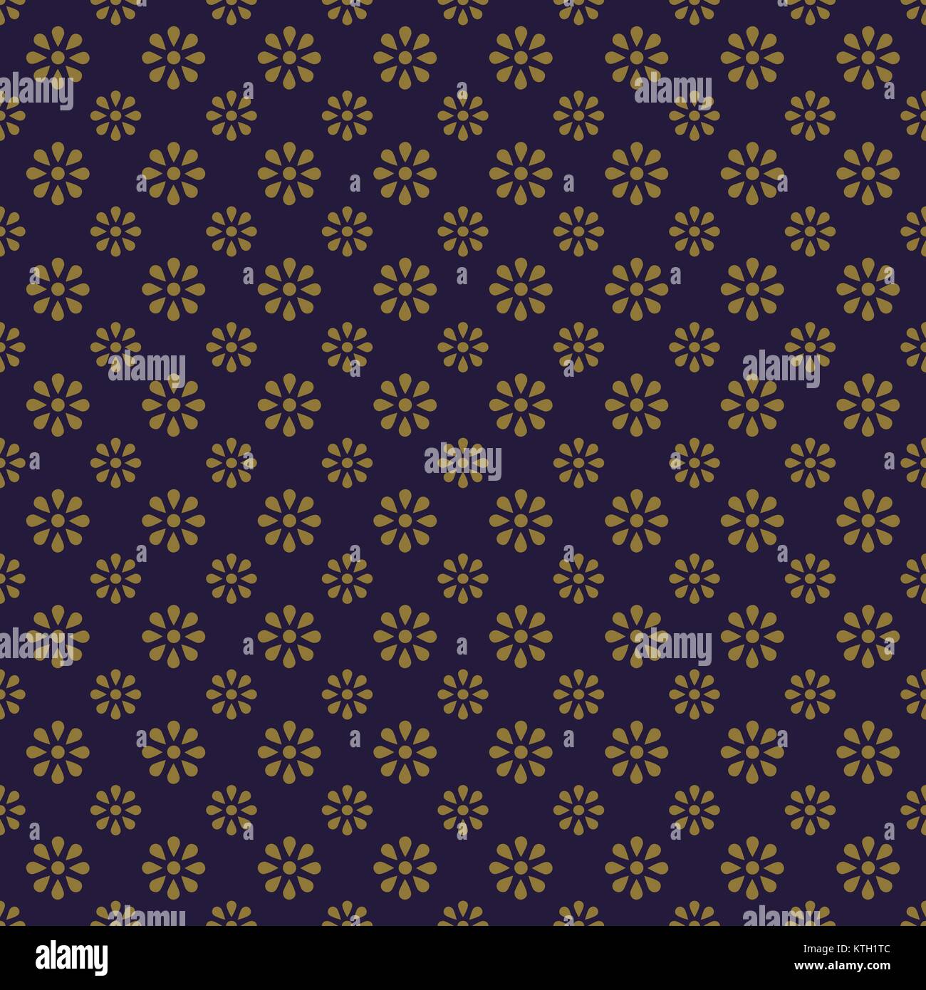 Antique seamless gold background vintage flower Stock Vector Image ...