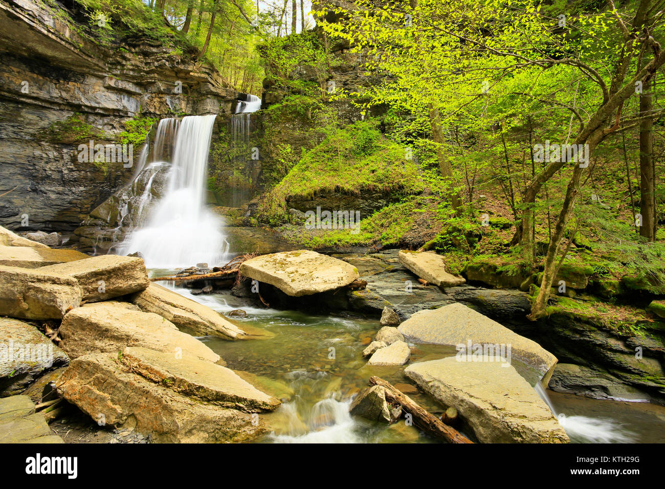 Cow Sheds Falls, Filmore Glen State Park, Finger Lakes, Moravia, New
