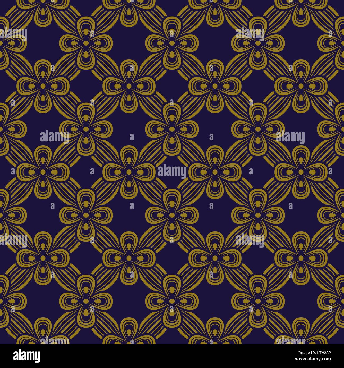 Antique seamless gold background ribbon cross flower Stock Vector Image ...