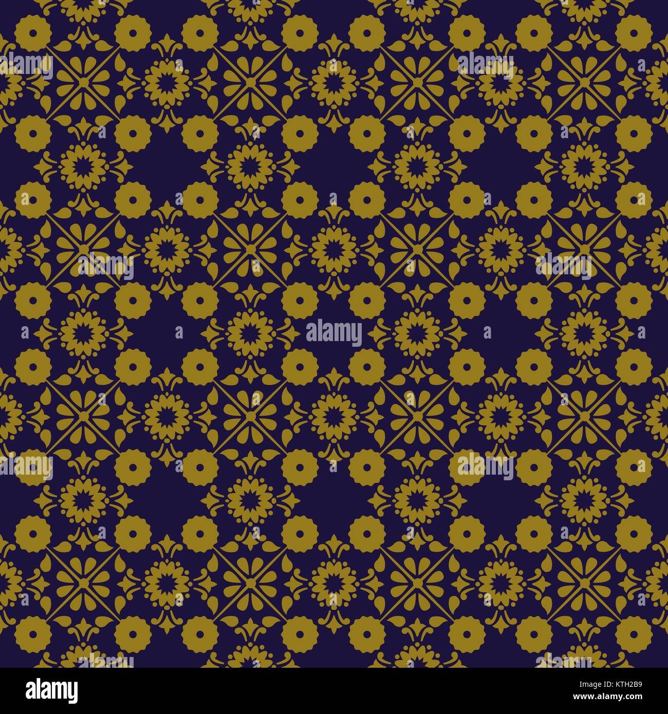 Antique seamless gold background cross round vintage flower Stock ...