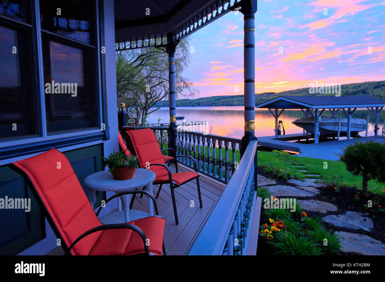 Keuka Lake, Finger lakes, Penn Yan, New York, USA Stock Photo Alamy