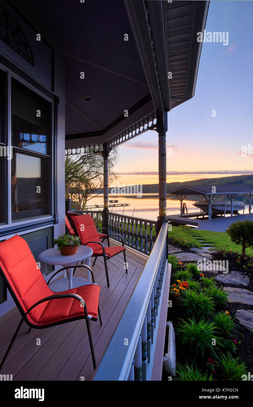 Keuka Lake, Finger lakes, Penn Yan, New York, USA Stock Photo Alamy