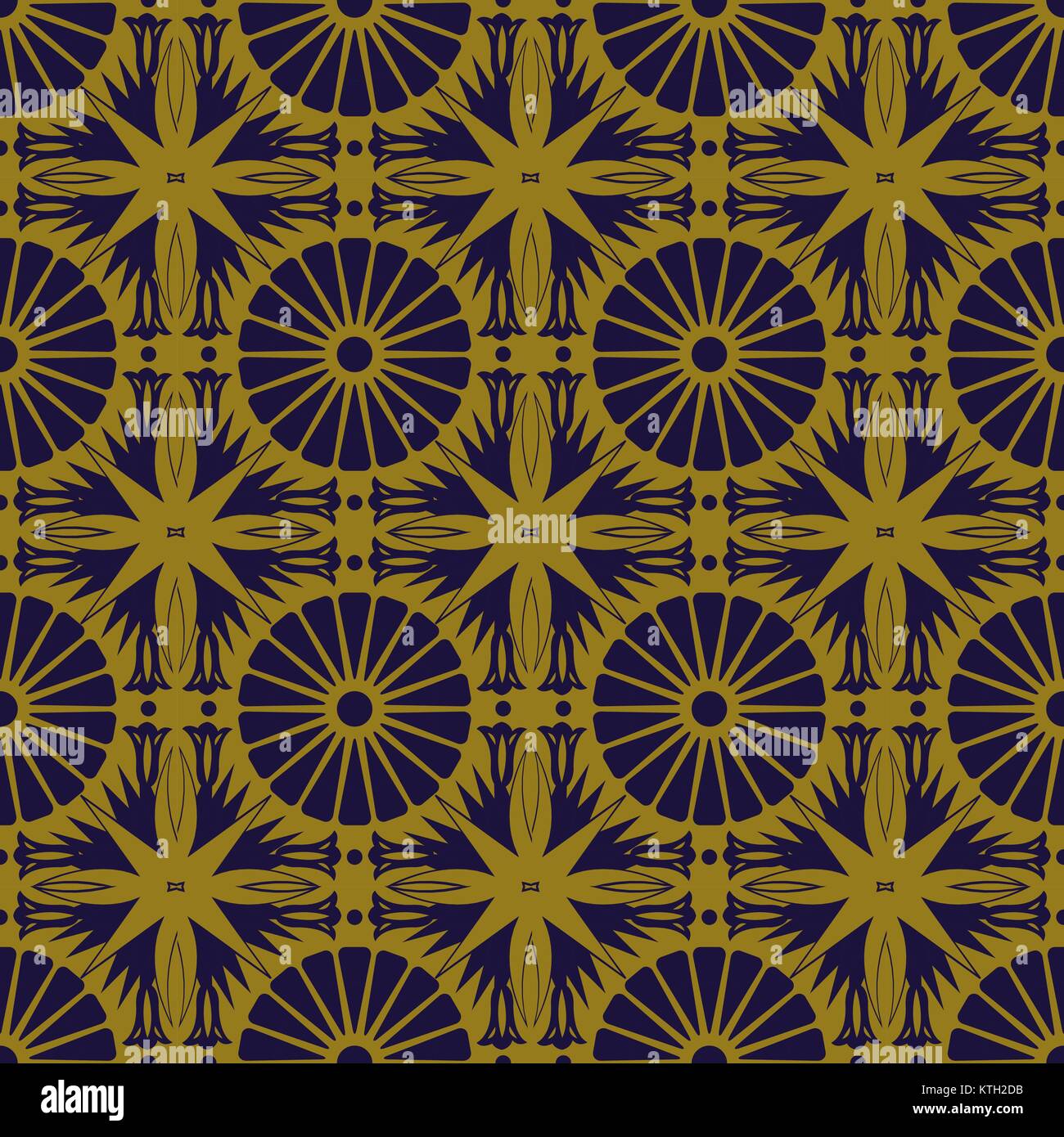 Antique seamless gold background round flower point leaf cross Stock ...