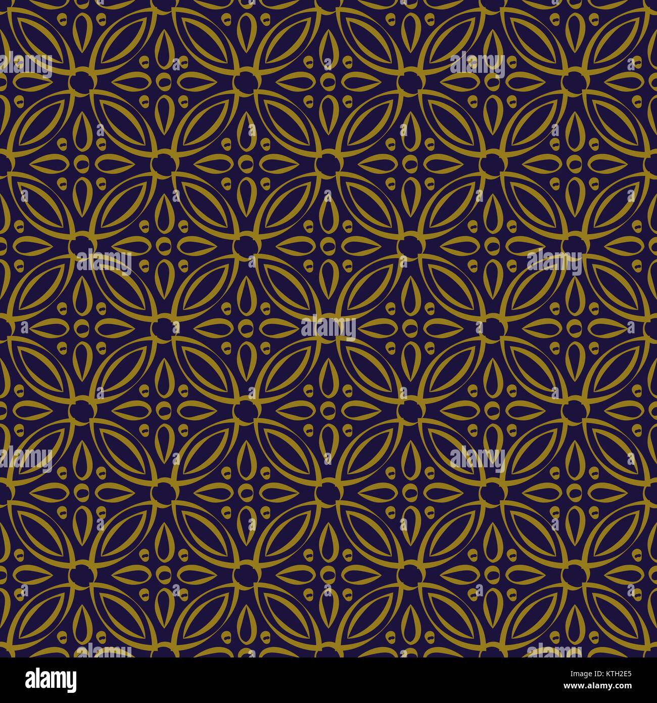 Antique seamless gold background round cross flower kaleidoscope Stock ...