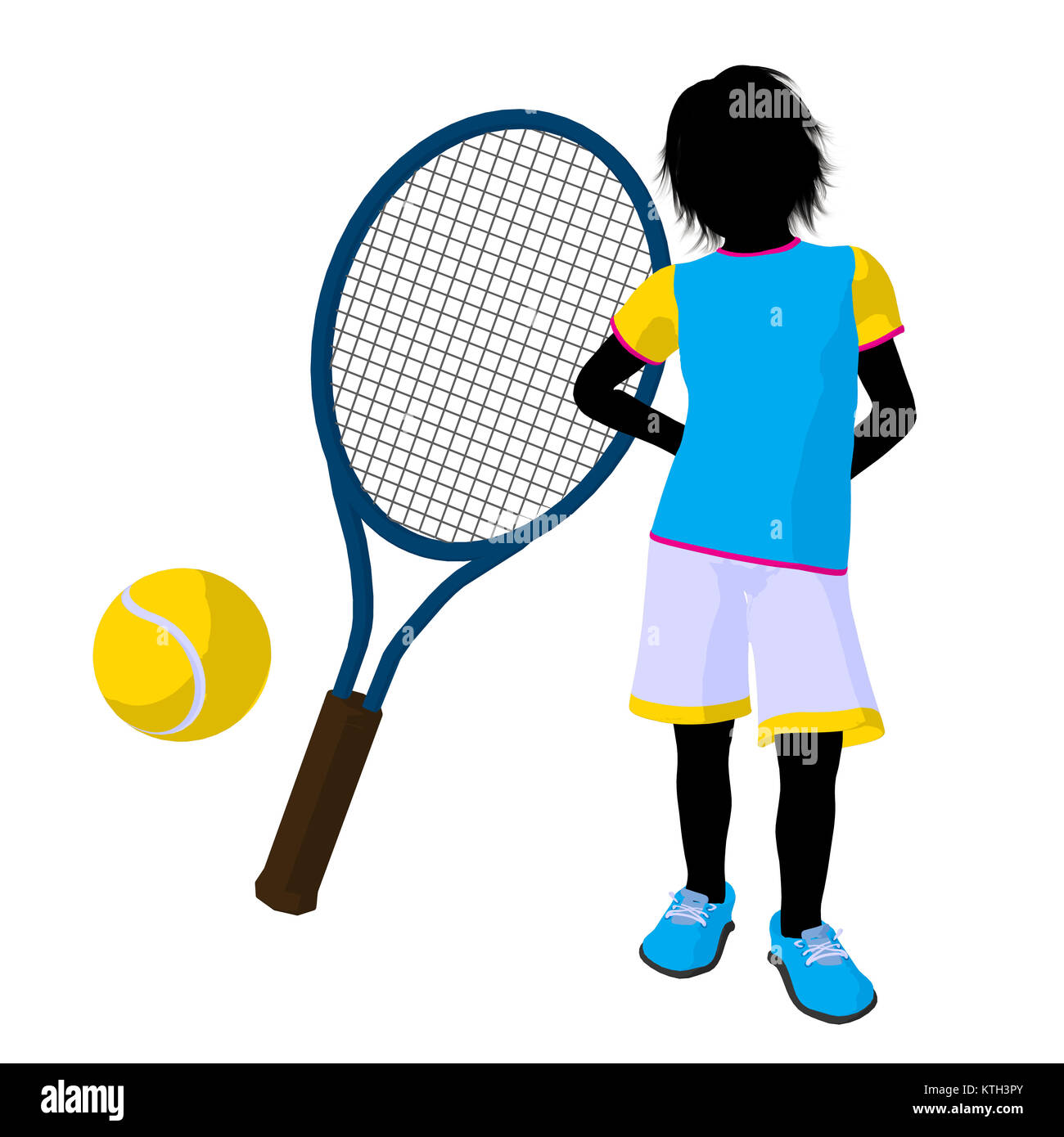 Tennis toon hi-res stock photography and images - Alamy