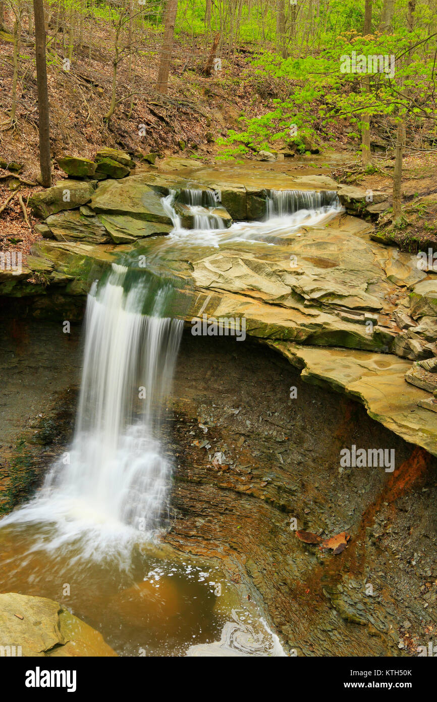 Blue Hen Falls, Cuyahoga Valley National Park, Brecksville, Ohio, USA Stock Photo