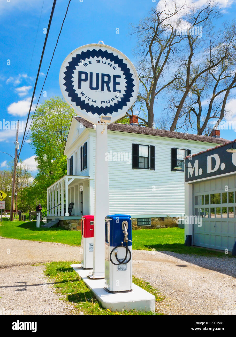 gas station boston village cuyahoga valley national park stock photo alamy alamy