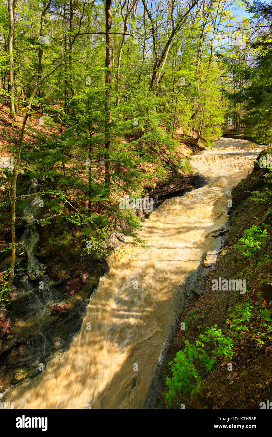 Bridal Veil Falls Cuyahoga Valley National Park Brecksville Ohio Usa Stock Photo Alamy