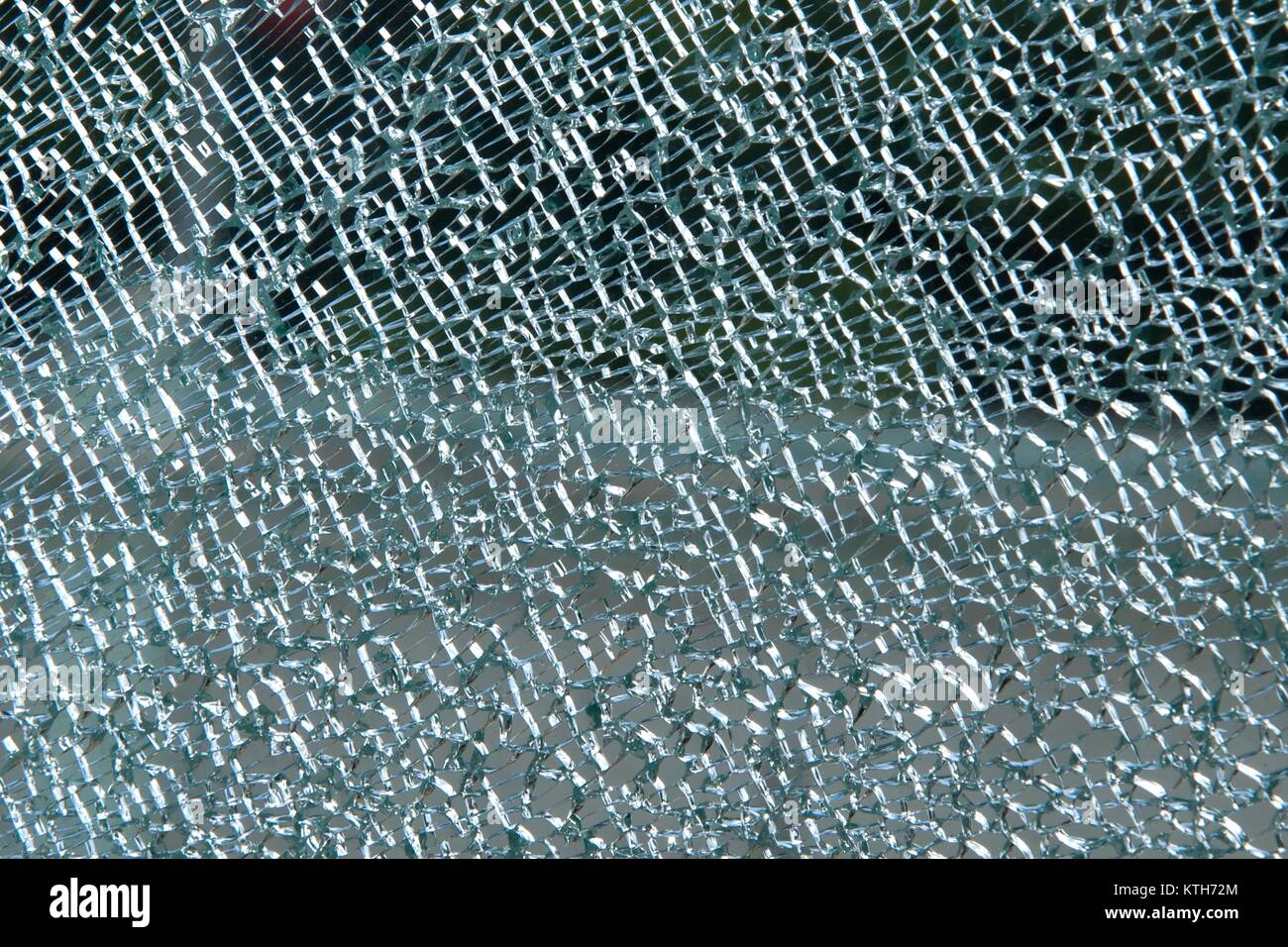 The car door glass is broken Stock Photo Alamy