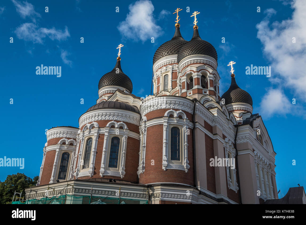 Tallinn Orthodox church in Estonia Stock Photo