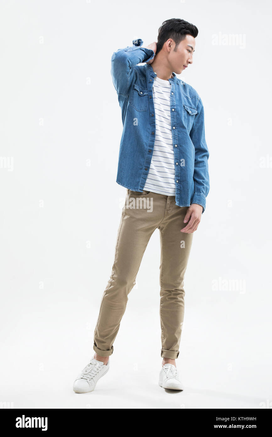 Chinese young man and head shot hi-res stock photography and images - Alamy